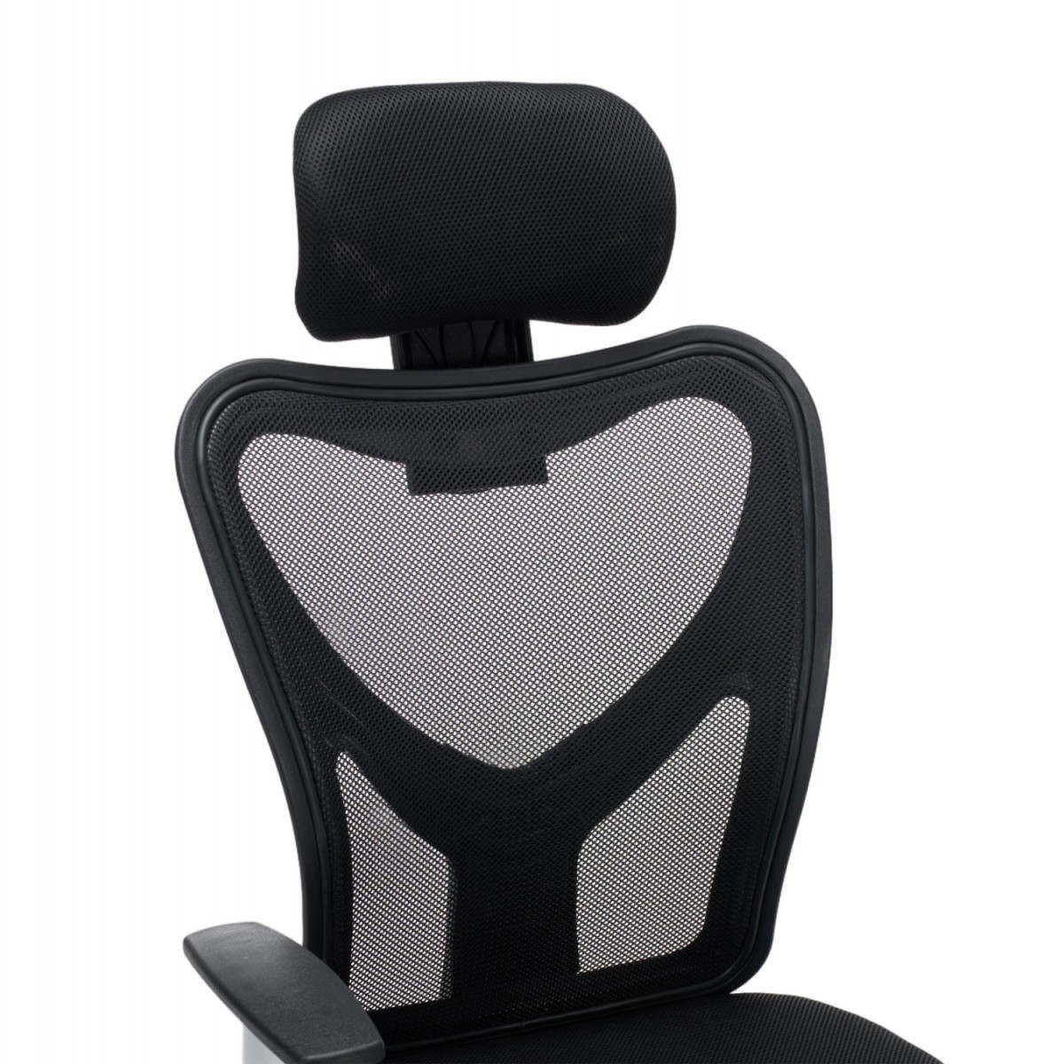 ΚΑΡΕΚΛΑ ΓΡΑΦΕΙΟΥ CUORE HM1207.01 ΜΑΥΡΟΣ ΣΚΕΛΕΤΟΣ-ΜΑΥΡΟ MESH 63x61x125Υεκ