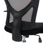 ΚΑΡΕΚΛΑ ΓΡΑΦΕΙΟΥ CUORE HM1207.01 ΜΑΥΡΟΣ ΣΚΕΛΕΤΟΣ-ΜΑΥΡΟ MESH 63x61x125Υεκ