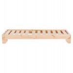 ΞΑΠΛΩΣΤΡΑ ΒΑΡ.ΤΥΠΟΥ ΚΟΡΙΝΟΣ HM10779.04 ΞΥΛΟ ΠΕΥΚΟΥ ΦΥΣΙΚΟ-ΕΜΠΟΤΙΣΜΟΣ 79x204x77Υεκ