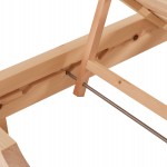 ΞΑΠΛΩΣΤΡΑ ΒΑΡ.ΤΥΠΟΥ ΚΟΡΙΝΟΣ HM10779.04 ΞΥΛΟ ΠΕΥΚΟΥ ΦΥΣΙΚΟ-ΕΜΠΟΤΙΣΜΟΣ 79x204x77Υεκ