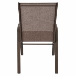 ΠΟΛΥΘΡΟΝΑ ΕΞ.ΧΩΡΟΥ LEON HM5000.02 ΜΕΤΑΛΛΙΚΗ ΚΑΦΕ ΜΕ TEXTILENE ΚΑΦΕ 54x70x93Υεκ