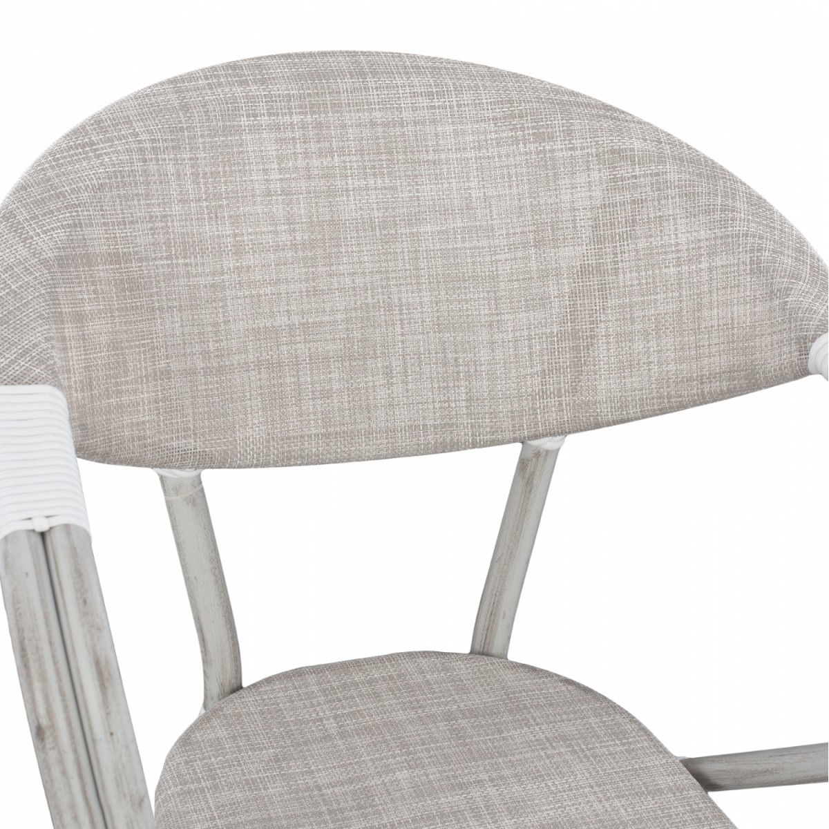 ΠΟΛΥΘΡΟΝΑ ΑΛΟΥΜΙΝΙΟΥ CLAY BAMBOO LOOK ΓΚΡΙ ΠΑΤΙΝΑ ΜΕ TEXTLINE HM5108 57x57x83cm