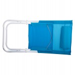 ΚΑΡΕΚΛΑΚΙ ΠΑΡΑΛΙΑΣ NALIN HM5150 ΜΕΤΑΛΛΙΚΟ ΨΗΛΗ ΠΛΑΤΗ ΜΕ ΥΦΑΣΜΑ ΣΙΕΛ 48x77,5x72Yεκ.