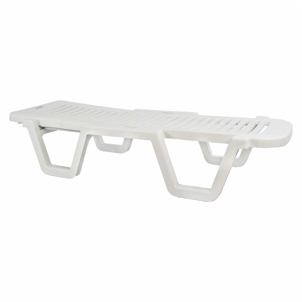 ΞΑΠΛΩΣΤΡΑ ΠΑΡΑΛΙΑΣ ΠΛΑΣΤΙΚΗ ΛΕΥΚΗ ΑΝΑΚΛΙΝΟΜΕΝΗ RELAX 70x190x36cm