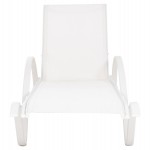 ΞΑΠΛΩΣΤΡΑ ΑΛΟΥΜΙΝΙΟΥ WAKANA  ΛΕΥΚΗ ΜΕ TEXTLINE ΛΕΥΚΟ HM5133.02 194x54-66x30 cm.