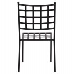 ΜΕΤΑΛΛΙΚΗ ΚΑΡΕΚΛΑ EMERY HM5509 ΣΕ ΜΑΥΡΗ ΑΠΟΧΡΩΣΗ 46x58x88  cm