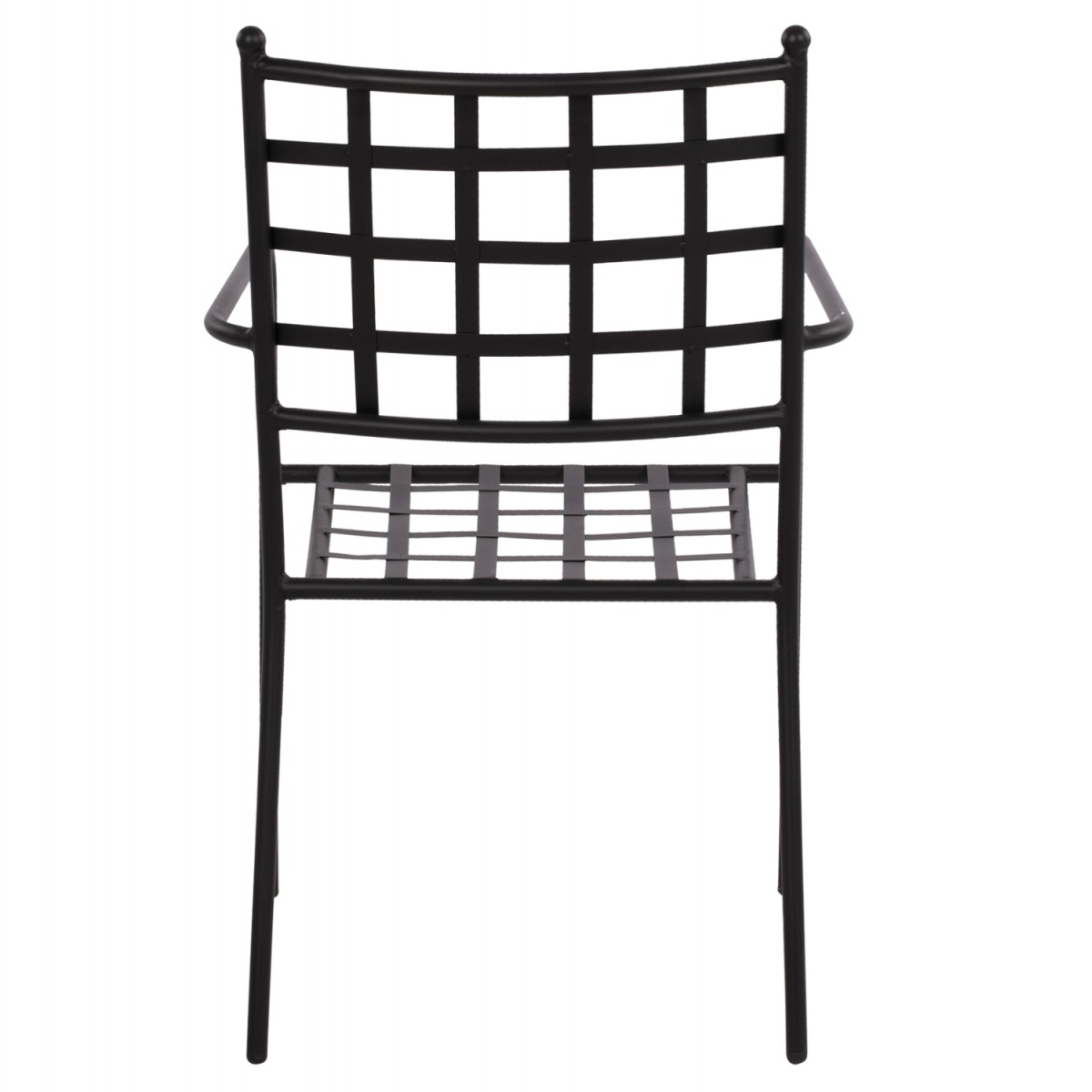 ΜΕΤΑΛΛΙΚΗ ΠΟΛΥΘΡΟΝΑ REAGAN HM5508 ΣΕ ΜΑΥΡΗ ΑΠΟΧΡΩΣΗ 46x58x88 cm