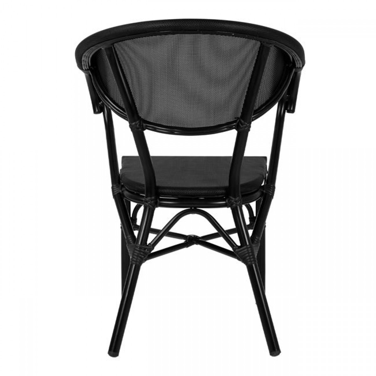 ΠΟΛΥΘΡΟΝΑ ΑΛΟΥΜΙΝΙΟΥ CLAY BAMBOO LOOK ΜΑΥΡΗ ΜΕ TEXTLINE HM5025.02 59x60x82 cm