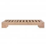 ΞΑΠΛΩΣΤΡΑ ΞΥΛΙΝΗ ΒΑΡΕΩΣ ΤΥΠΟΥ ΜΑΚΕΔΟΝΙΑ HM5646.02 ΑΒΑΦΗ 204X77,5X29Y εκ.