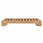 ΞΑΠΛΩΣΤΡΑ ΞΥΛΙΝΗ ΒΑΡΕΩΣ ΤΥΠΟΥ ΜΑΚΕΔΟΝΙΑ HM5646.03 ΦΥΣΙΚΗ ΕΜΠ. 204X77,5X29Y εκ.