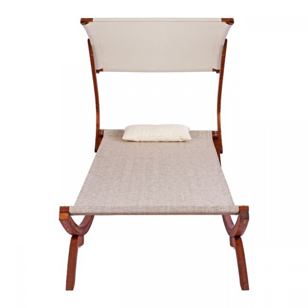 ΞΑΠΛΩΣΤΡΑ ΠΑΡΑΛΙΑΣ ΞΥΛΙΝΗ ΚΑΡΥΔΙ-ΜΠΕΖ ΜΕ ΣΚΙΑΣΤΡΟ COLBY HM5671.02 105X221X162Υ εκ.