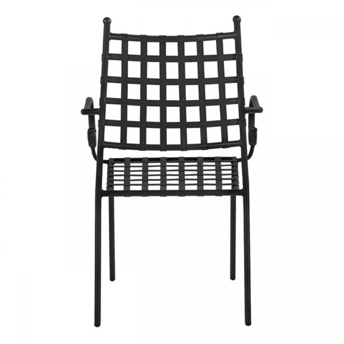 ΜΕΤΑΛΛΙΚΗ ΠΟΛΥΘΡΟΝΑ KENNEDY HM5171.11 ΣΕ ΜΑΥΡΗ ΑΠΟΧΡΩΣΗ 57x60x92 cm