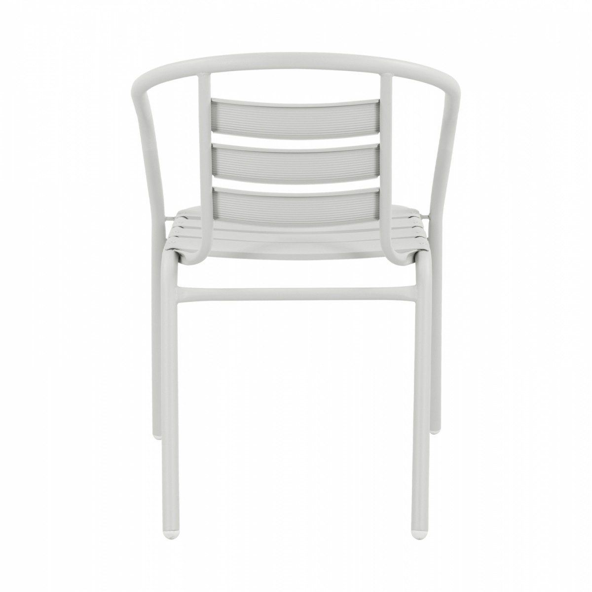 ΠΟΛΥΘΡΟΝΑ LAURA ΜΕΤΑΛΛΙΚΗ ΛΕΥΚΗ ΜΕ ΦΕΤΕΣ ΑΛΟΥΜΙΝΙΟΥ HM5037.02 54x59x73Υ εκ.