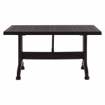 ΤΡΑΠΕΖΙ ΠΟΛΥΠΡΟΠΥΛΕΝΙΟΥ CORNWALL HM5738.03 ΚΑΦΕ 140X80X73.5Yεκ.