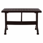 ΤΡΑΠΕΖΙ ΠΟΛΥΠΡΟΠΥΛΕΝΙΟΥ ΚΑΦΕ ΧΡΩΜΑ HM5739.03 120x70x74 εκ.