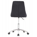 ΚΑΡΕΚΛΑ ΓΡΑΦΕΙΟΥ HORACE HM9010.03 ΜΑΥΡΟ ΒΕΛΟΥΔΟ-ΜΕΤΑΛ.ΒΑΣΗ ΧΡΩΜΙΟ 66x66x88-102Υεκ.