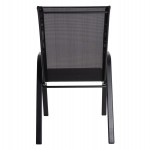 ΠΟΛΥΘΡΟΝΑ ΕΞ.ΧΩΡΟΥ LEON HM5000.03 ΜΕΤΑΛΛΙΚΗ ΜΑΥΡΟ ΜΕ TEXTILENE ΜΑΥΡΟ 55x77x95Υεκ