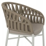 ΠΟΛΥΘΡΟΝΑ ΑΛΟΥΜΙΝΙΟΥ ΛΕΥΚΗ ΜΕ ΣΧΟΙΝΙ ΜΠΕΖ 57x56x78Y εκ.HM5857.02