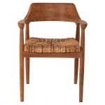 ΠΟΛΥΘΡΟΝΑ ΜΑΣΙΦ ΞΥΛΟ ΤEAK ΦΥΣΙΚΟ HM9401.01 58x52x77Y εκ.