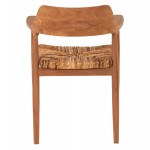 ΠΟΛΥΘΡΟΝΑ ΜΑΣΙΦ ΞΥΛΟ ΤEAK ΦΥΣΙΚΟ HM9401.01 58x52x77Y εκ.