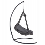 ΚΡΕΜΑΣΤΗ ΦΩΛΙΑ AUGUST ΜΑΚΡΑΜΕ-ΜΕΤΑΛΛΟ ΑΝΘΡΑΚΙ HM5922.10 123x113x145Υεκ.