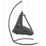 ΚΡΕΜΑΣΤΗ ΦΩΛΙΑ AUGUST ΜΑΚΡΑΜΕ-ΜΕΤΑΛΛΟ ΑΝΘΡΑΚΙ HM5922.10 123x113x145Υεκ.