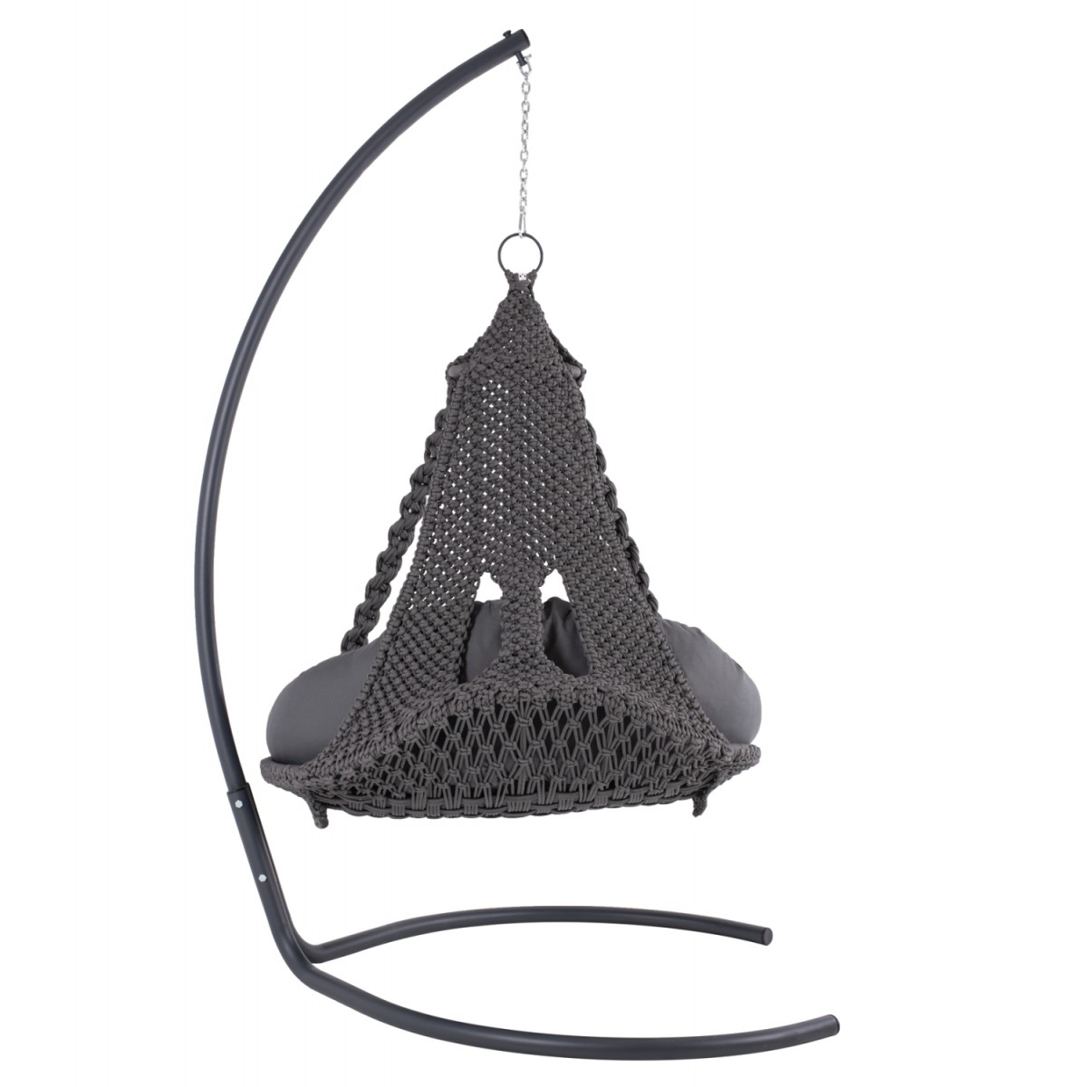 ΚΡΕΜΑΣΤΗ ΦΩΛΙΑ AUGUST ΜΑΚΡΑΜΕ-ΜΕΤΑΛΛΟ ΑΝΘΡΑΚΙ HM5922.10 123x113x145Υεκ.