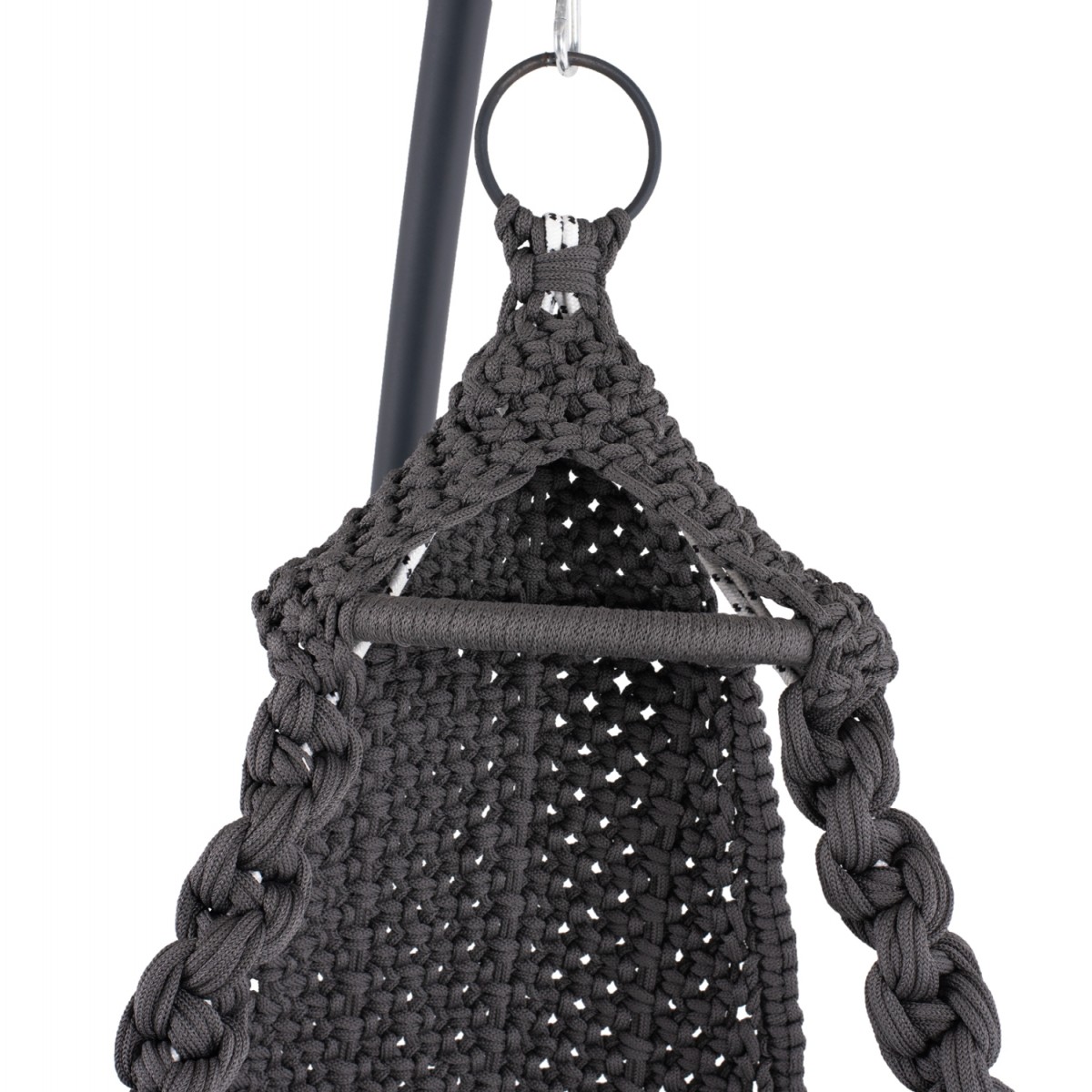 ΚΡΕΜΑΣΤΗ ΦΩΛΙΑ AUGUST ΜΑΚΡΑΜΕ-ΜΕΤΑΛΛΟ ΑΝΘΡΑΚΙ HM5922.10 123x113x145Υεκ.