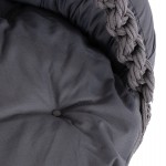 ΚΡΕΜΑΣΤΗ ΦΩΛΙΑ AUGUST ΜΑΚΡΑΜΕ-ΜΕΤΑΛΛΟ ΑΝΘΡΑΚΙ HM5922.10 123x113x145Υεκ.