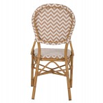 ΚΑΡΕΚΛΑ ΑΛΟΥΜΙΝΙΟΥ BAMBOO LOOK ΦΥΣΙΚΟ - ΛΕΥΚΟ HM5927.03 46x56x95Yεκ.