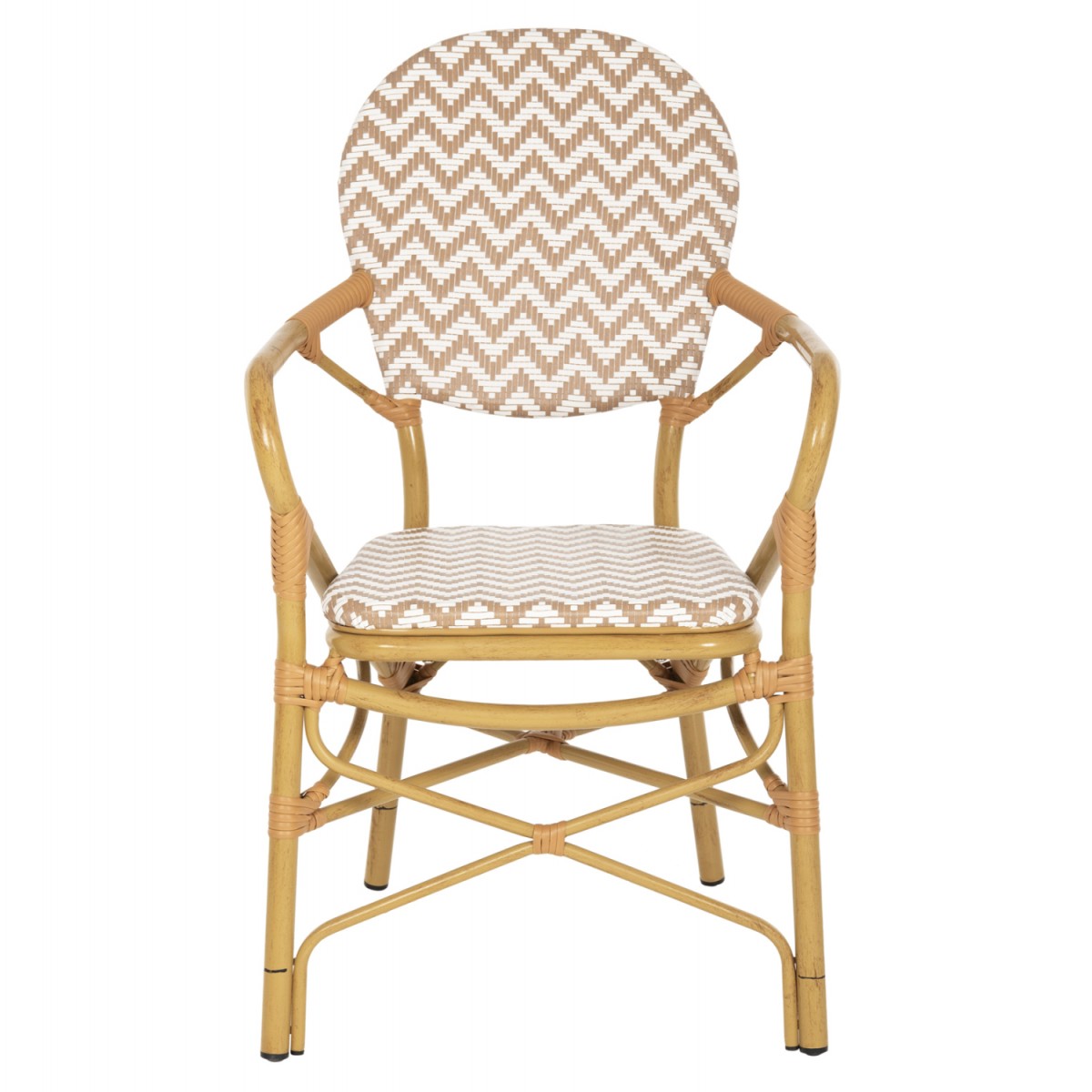 ΠΟΛΥΘΡΟΝΑ ΑΛΟΥΜΙΝΙΟΥ BAMBOO LOOK ΦΥΣΙΚΟ - ΛΕΥΚΟ HM5928.03 55x58x95 εκ.