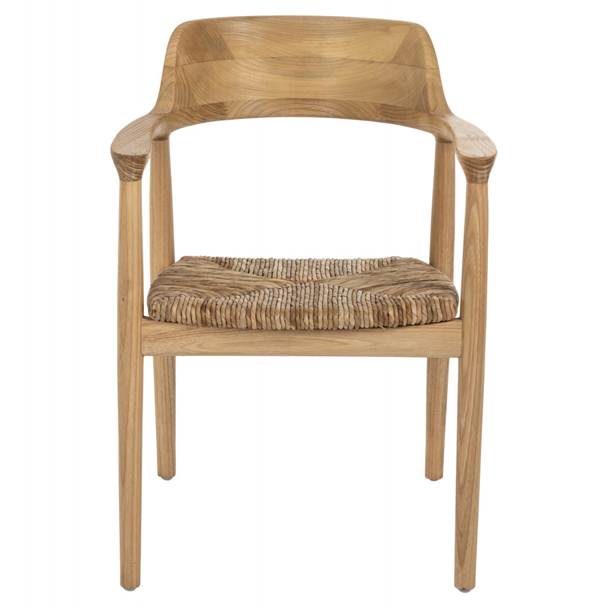 ΠΟΛΥΘΡΟΝΑ KINGSLEY HM9634.01 ΞΥΛΟ SUNGKAI & ΨΑΘΑ ΣΕ ΦΥΣΙΚΟ ΧΡΩΜΑ 57,5x54x80Yεκ.