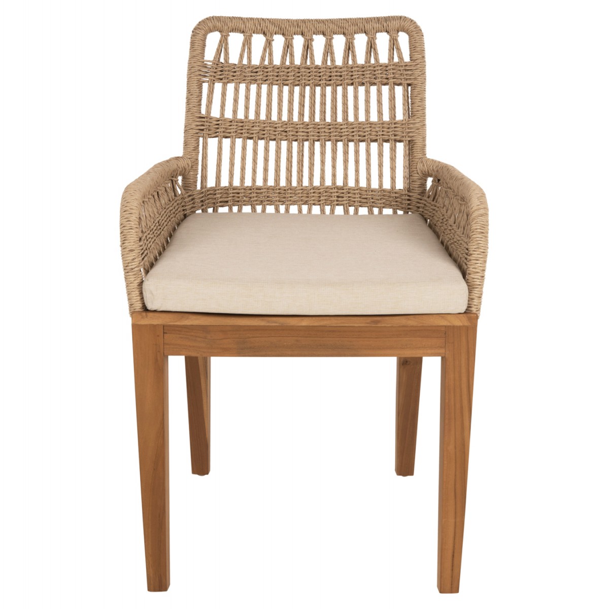 ΠΟΛΥΘΡΟΝΑ STARDOM HM9760.01 ΞΥΛΟ ΤΕΑΚ ΚΑΙ ΣΧΟΙΝΙ- ΦΥΣΙΚΟ ΧΡΩΜΑ 57x65x83Yεκ.