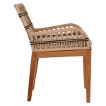 ΠΟΛΥΘΡΟΝΑ STARDOM HM9760.03 ΞΥΛΟ ΤΕΑΚ ΣΕ ΜΕΛΙ ΚΑΙ ΜΑΥΡΟ ΣΧΟΙΝΙ 57x65x83Yεκ.