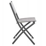 ΠΤΥΣΣΟΜΕΝΗ ΚΑΡΕΚΛΑ MAG HM5971.01 ΓΚΡΙ ΜΕΤΑΛΛΟ-ΓΚΡΙ TEXTILENE 45x51x81Υεκ.