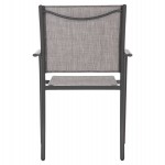 ΠΟΛΥΘΡΟΝΑ ΕΞ.ΧΩΡΟΥ REDAN HM5976.01 ΜΕΤΑΛΛΟ ΓΚΡΙ-TEXTILENE ΓΚΡΙ 56x60x88Υεκ