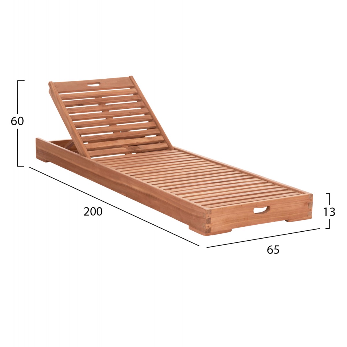 ΞΑΠΛΩΣΤΡΑ ΧΩΡΙΣ ΜΑΞΙΛΑΡΙΑ CHET HM6160 ΞΥΛΟ ΤΕΑΚ ΣΕ ΦΥΣΙΚΟ 200x65x13Υεκ.