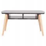 ΤΡΑΠΕΖΙ ΣΑΛΟΝΙΟΥ SLIVEN HM18178.02 ΜΕΛΑΜΙΝΗ ΜΑΥΡΟ ΜΑΡΜΑΡΟ-ΠΟΔΙΑ ΦΥΣΙΚΟ 90x50x47,5Υεκ