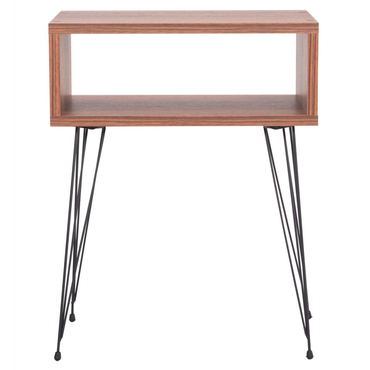 ΚΟΜΟΔΙΝΟ TODD HM18184.05 ΜΕΛΑΜΙΝΗ ΣΕ ΚΑΡΥΔΙ-ΜΕΤΑΛ.ΜΑΥΡΑ ΠΟΔΙΑ 45.5x29.5x58.5Υεκ.