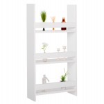 ΡΑΦΙΕΡΑ ΤΟΙΧΟΥ SANI HM18223.01 ΜΕΛΑΜΙΝΗ ΣΕ ΛΕΥΚΟ 60x10x90Υεκ. (3 ΡΑΦΙΑ)