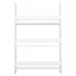 ΡΑΦΙΕΡΑ ΤΟΙΧΟΥ SANI HM18223.01 ΜΕΛΑΜΙΝΗ ΣΕ ΛΕΥΚΟ 60x10x90Υεκ. (3 ΡΑΦΙΑ)