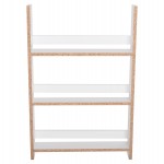 ΡΑΦΙΕΡΑ ΤΟΙΧΟΥ SANI HM18223.01 ΜΕΛΑΜΙΝΗ ΣΕ ΛΕΥΚΟ 60x10x90Υεκ. (3 ΡΑΦΙΑ)