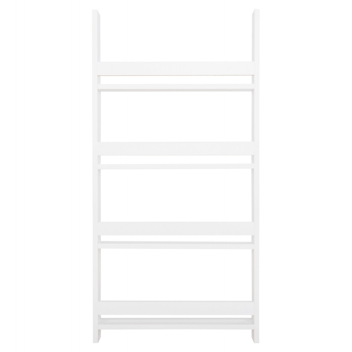 ΡΑΦΙΕΡΑ ΤΟΙΧΟΥ SANI HM18224.01 ΜΕΛΑΜΙΝΗ ΣΕ ΛΕΥΚΟ 60x10x120Υεκ. (4 ΡΑΦΙΑ)