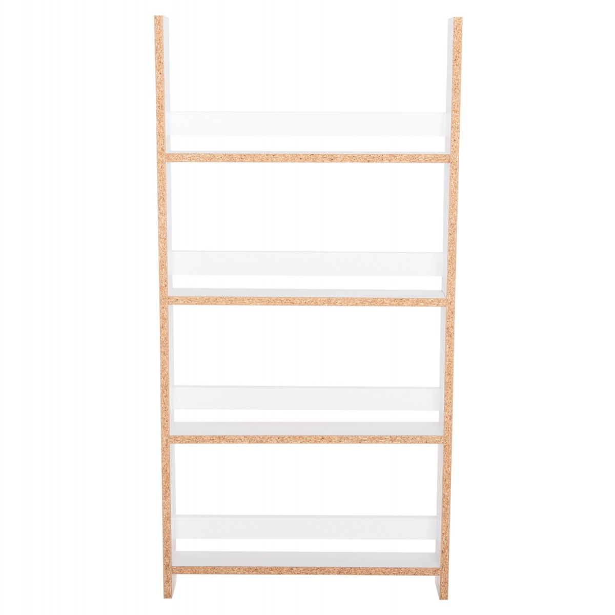 ΡΑΦΙΕΡΑ ΤΟΙΧΟΥ SANI HM18224.01 ΜΕΛΑΜΙΝΗ ΣΕ ΛΕΥΚΟ 60x10x120Υεκ. (4 ΡΑΦΙΑ)