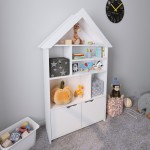 ΠΑΙΔΙΚΗ ΒΙΒΛΙΟΘΗΚΗ DREY HM18229.01 ΜΕΛΑΜΙΝΗ ΛΕΥΚΗ 104x30x170Υεκ