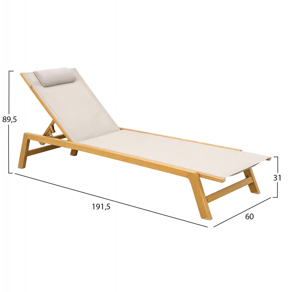 ΞΑΠΛΩΣΤΡΑ ΑΛΟΥΜΙΝΙΟΥ ΜΕ ΜΑΞΙΛΑΡΙ RABIA HM5982.05 HEAT TRANSFER & ΛΕΥΚΟ 191,5x60x31Υ