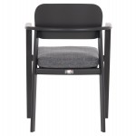 ΠΟΛΥΘΡΟΝΑ ΤΡΑΠΕΖΑΡΙΑΣ ELARA HM6414.01 ΓΚΡΙ ΑΛΟΥΜΙΝΙΟ-OLEFIN--ΞΥΛΟ TEAK 56x62x78Υεκ.