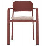 ΠΟΛΥΘΡΟΝΑ ΤΡΑΠΕΖΑΡΙΑΣ ELARA HM6414.07 ΚΕΡΑΜΙΔΙ ΑΛΟΥΜΙΝΙΟ-ΜΠΕΖ OLEFIN--TEAK 56x62x78Υεκ