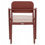 ΠΟΛΥΘΡΟΝΑ ΤΡΑΠΕΖΑΡΙΑΣ ELARA HM6414.07 ΚΕΡΑΜΙΔΙ ΑΛΟΥΜΙΝΙΟ-ΜΠΕΖ OLEFIN--TEAK 56x62x78Υεκ