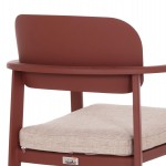 ΠΟΛΥΘΡΟΝΑ ΤΡΑΠΕΖΑΡΙΑΣ ELARA HM6414.07 ΚΕΡΑΜΙΔΙ ΑΛΟΥΜΙΝΙΟ-ΜΠΕΖ OLEFIN--TEAK 56x62x78Υεκ